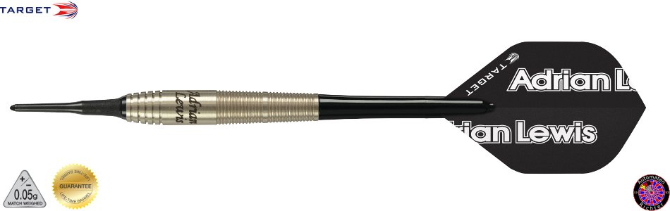 Soft Dartpfeil Set Target - Zirconium Adrian Lewis Nr.1
